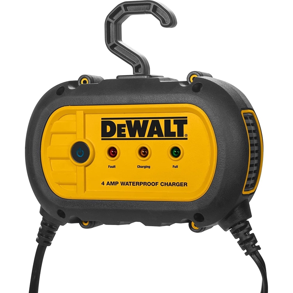 image:imageDEWALT DXAEWPC4 Fully Automatic 4 Amp 12V Waterproof Battery ChargerMaintainer with Cable Clamps