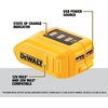 DEWALT 12V/20V MAX USB Charger with 2 Ports and State of Charge Indicator(DCB090)