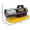 DEWALT DeWalt 50000 Btu/h 1250 sq ft Forced Air Diesel/Kerosene Heater