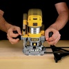 DEWALT Router Fixed/Plunge Base Kit, Variable Speed, 1.25-HP Max Torque (DWP611PK)(Compact router)