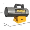 DeWalt DXH40FA FALP Heater, 40K BTU, Black & Yellow