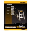 DeWalt Type IA 300lb Rated AL Stepladder 2′ DXL2010-02(2-Feet)