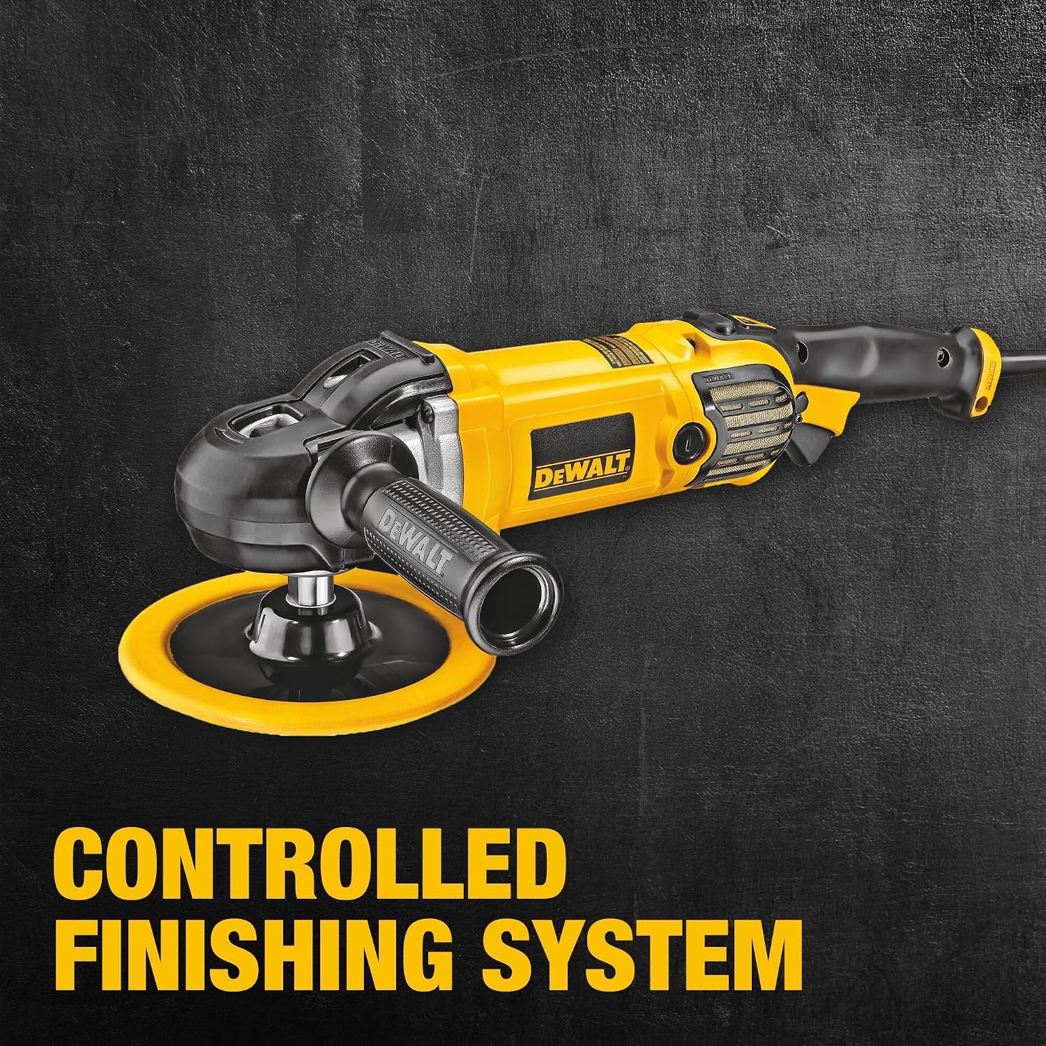 image:imageDEWALT Buffer Polisher 7in9in 12 amp Variable Speed Dial 03500 RPMs Soft Start Corded Car Buffer DWP849X