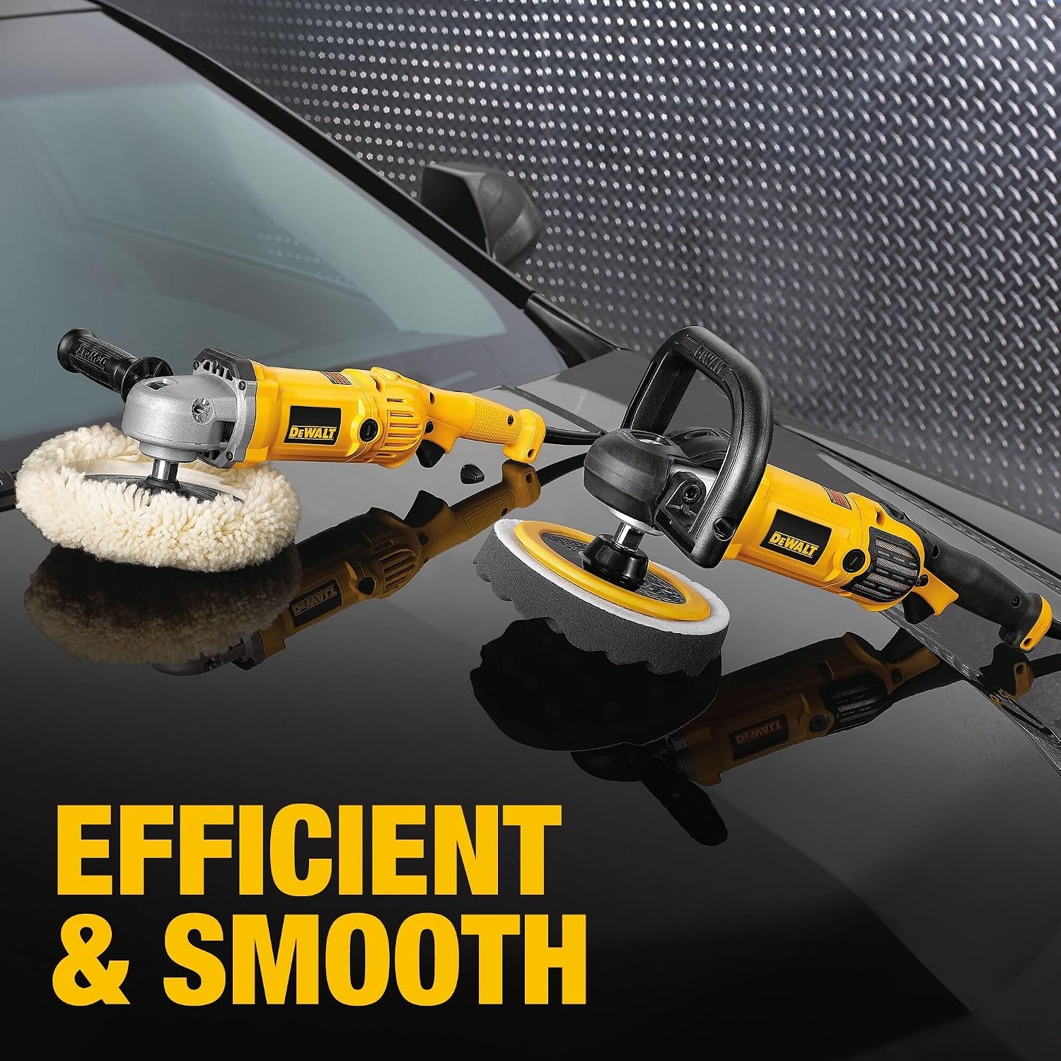image:imageDEWALT Buffer Polisher 7in9in 12 amp Variable Speed Dial 03500 RPMs Soft Start Corded Car Buffer DWP849X