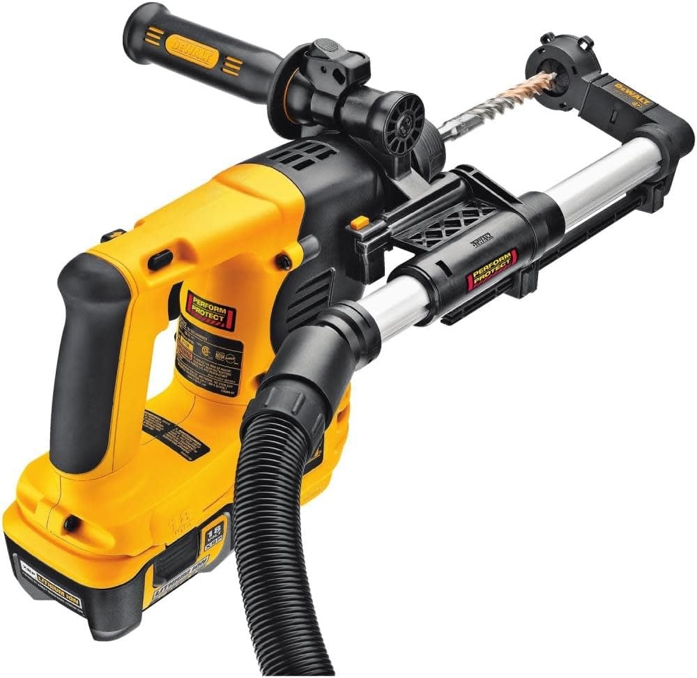 image:imageDEWALT D25301D Dust Extractor Telescope with Hose for SDS Rotary Hammers Black