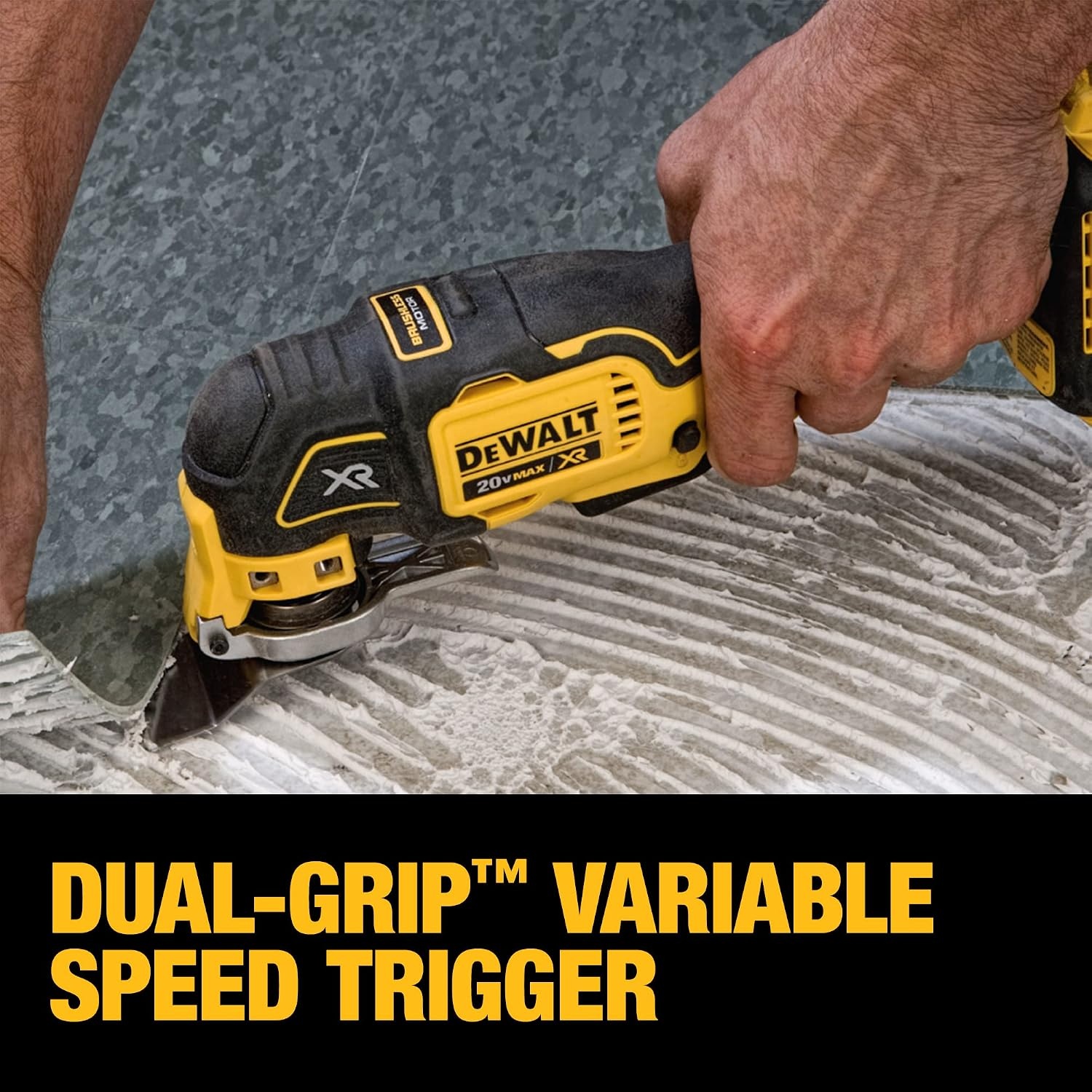 image:imageDEWALT DCS355C1 20V Max XR Brushless Oscillating Tool Kit
