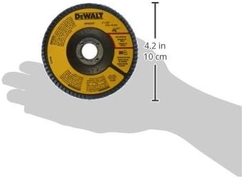 image:imageDEWALT DWA8203 80 Grit Zirconia T29 Flap Disc 4Inch X 58Inch1 Count Pack of 1