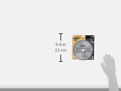 image:imageDEWALT Diamond Blade for Block and Brick DryWet Cutting Continuous Rim 7Inch DW4712One Size