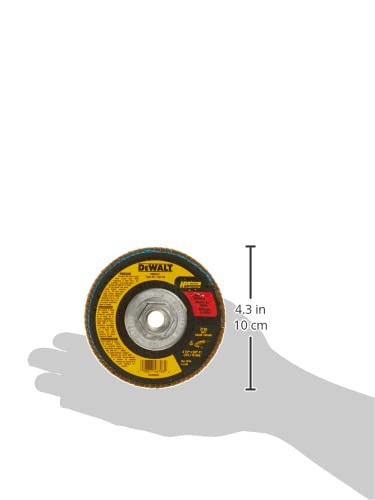 image:imageDEWALT Flap Disc Zirconia 412Inch x 78Inch 80Grit DW830958Inch11 Hub 1 Count