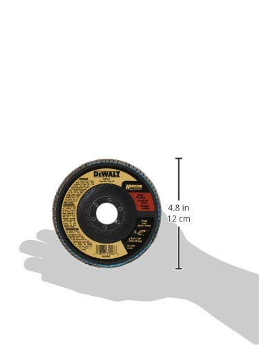 image:imageDEWALT Flap Disc Zirconia 412Inch x 78Inch 80Grit DW830978Inch Hub 1 Count