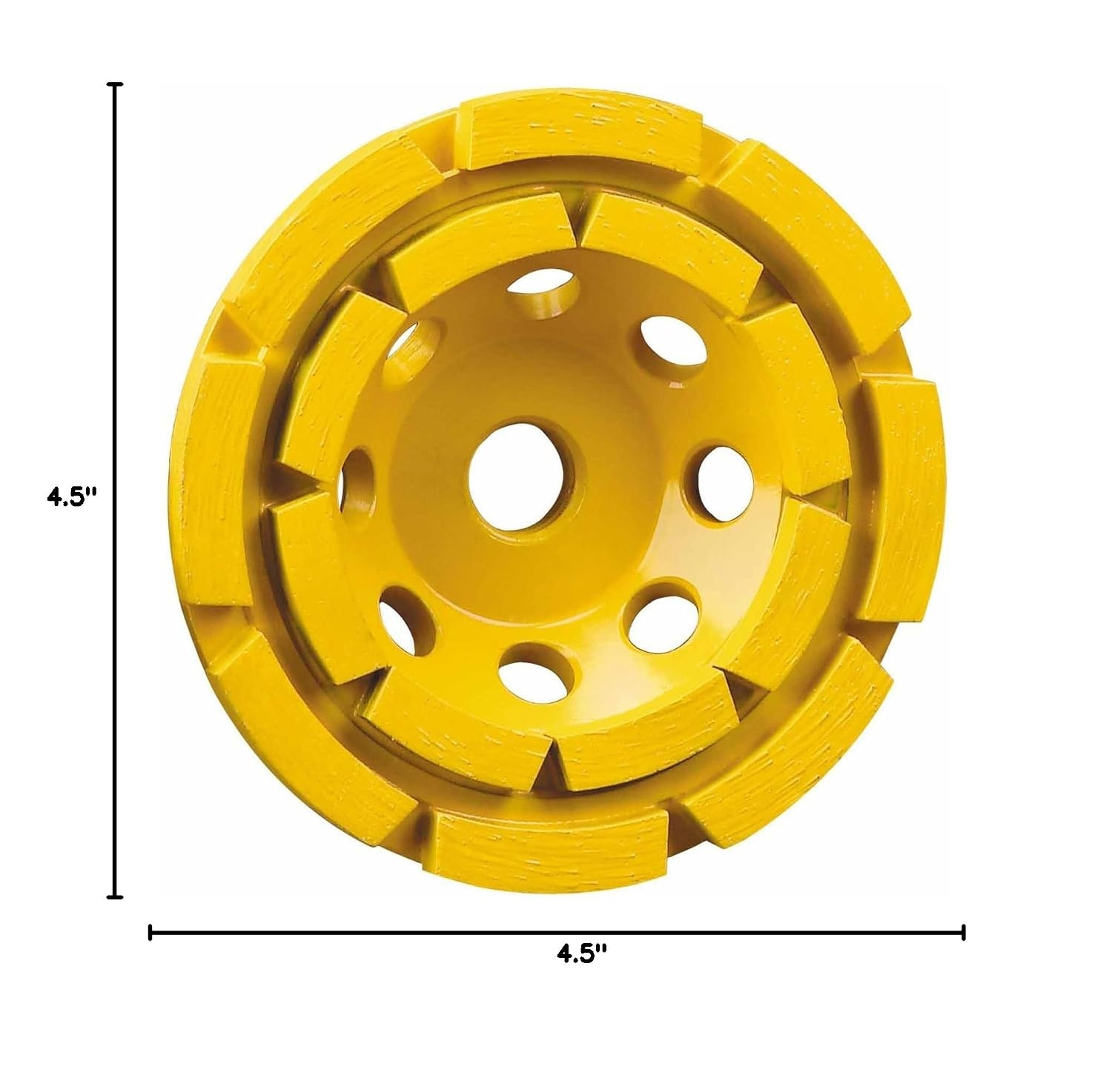 image:imageDEWALT Grinding Wheel Double Row Diamond Cup 412Inch DW4774One Size