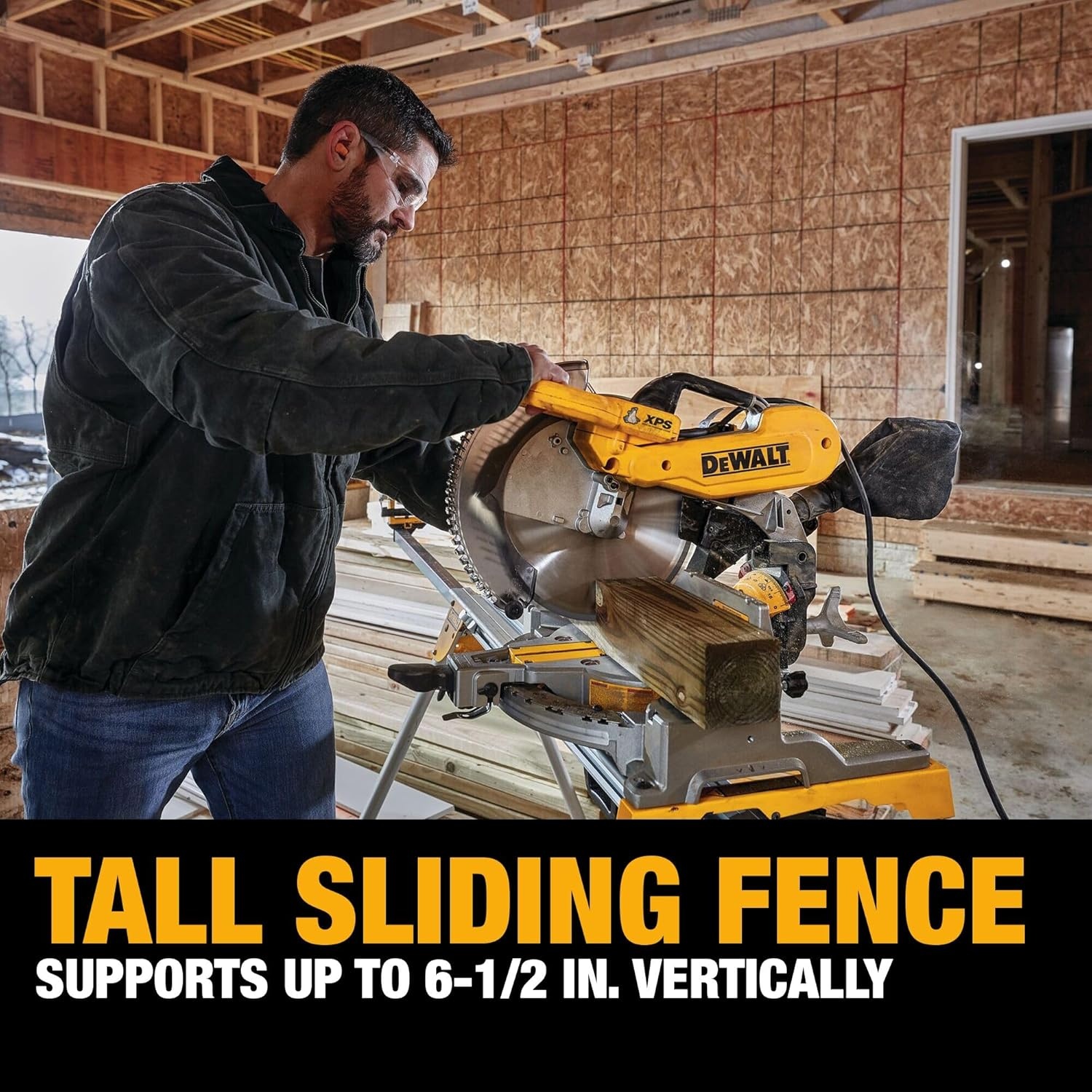 image:imageDEWALT Miter Saw 12Inch Double Bevel Compound XPS Cutline 15Amp DWS716XPSNew 12 Miter Saw