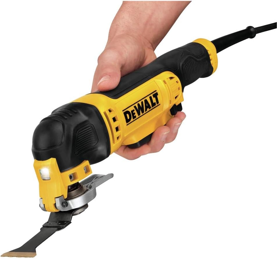image:imageDEWALT Oscillating Tool 3Amp Corded Includes Wood Blades Sandpaper and Tool Bag DWE315KOscillating Tool Kit