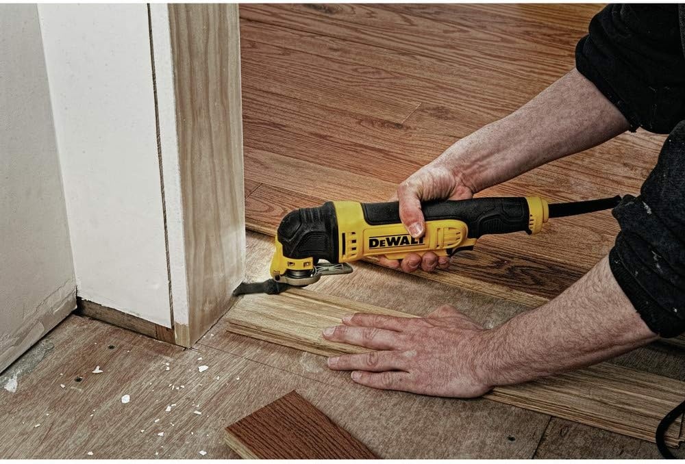 image:imageDEWALT Oscillating Tool 3Amp Corded Includes Wood Blades Sandpaper and Tool Bag DWE315KOscillating Tool Kit