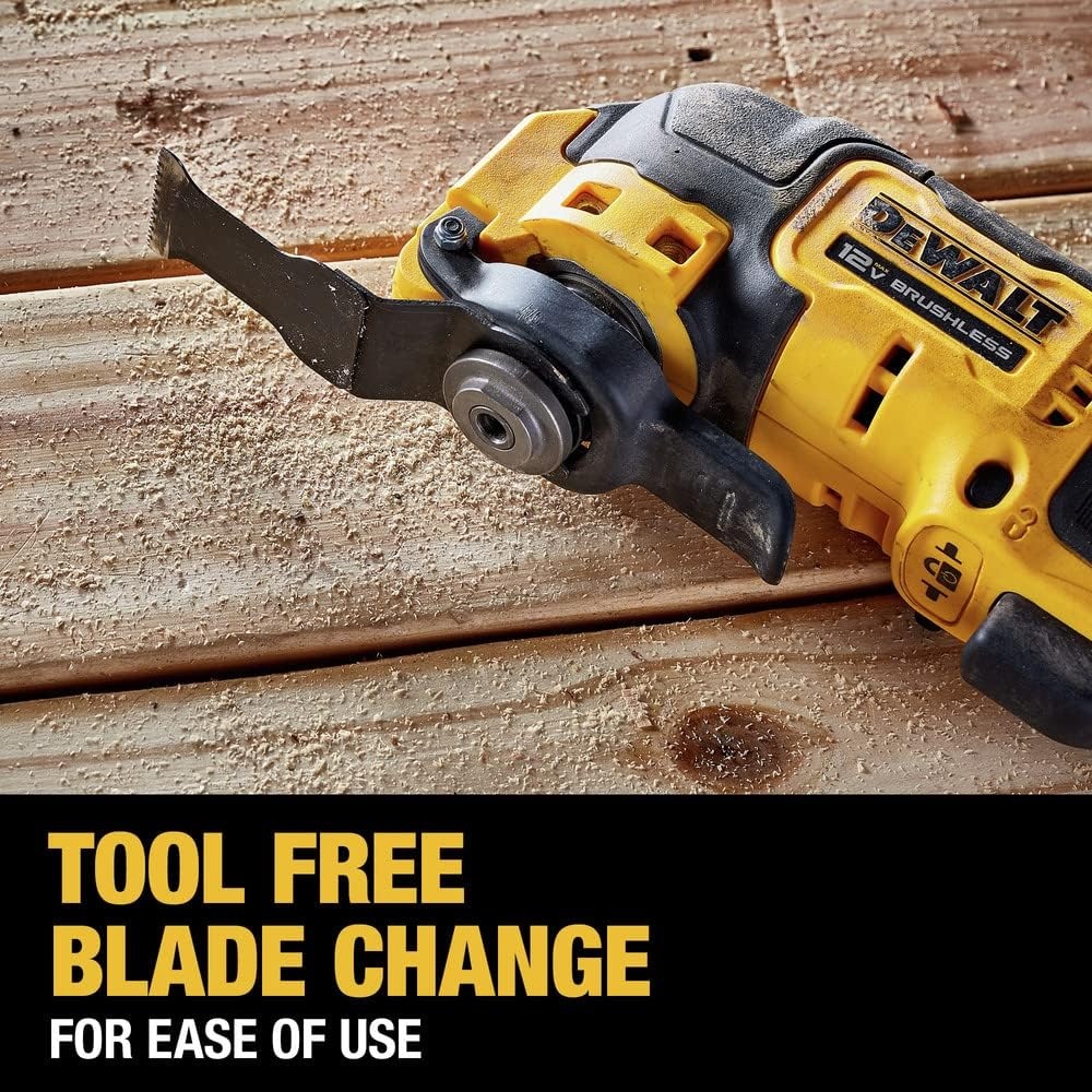 image:imageDEWALT XTREME 12V MAX Brushless Cordless Oscillating Tool with Blades and Adaptor Bare Tool Only DCS353BXTREME Oscillating Tool