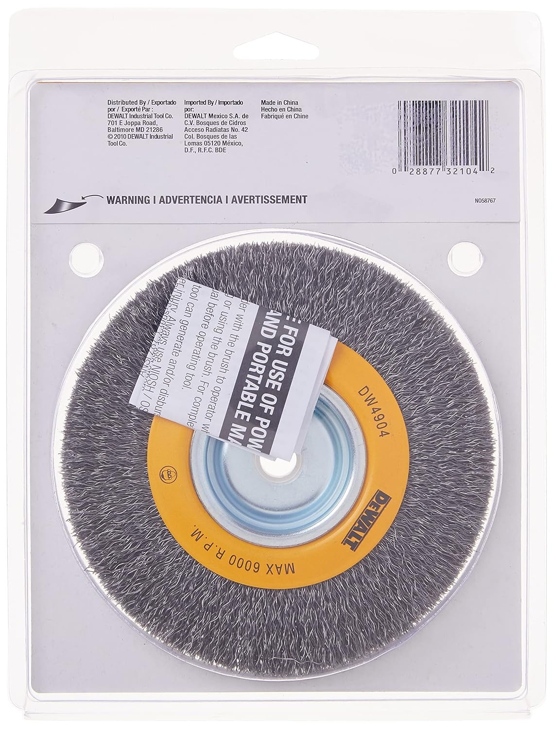 image:imageDeWalt Accessories DW4904 6 Crimp Wire Whl BrushMulti