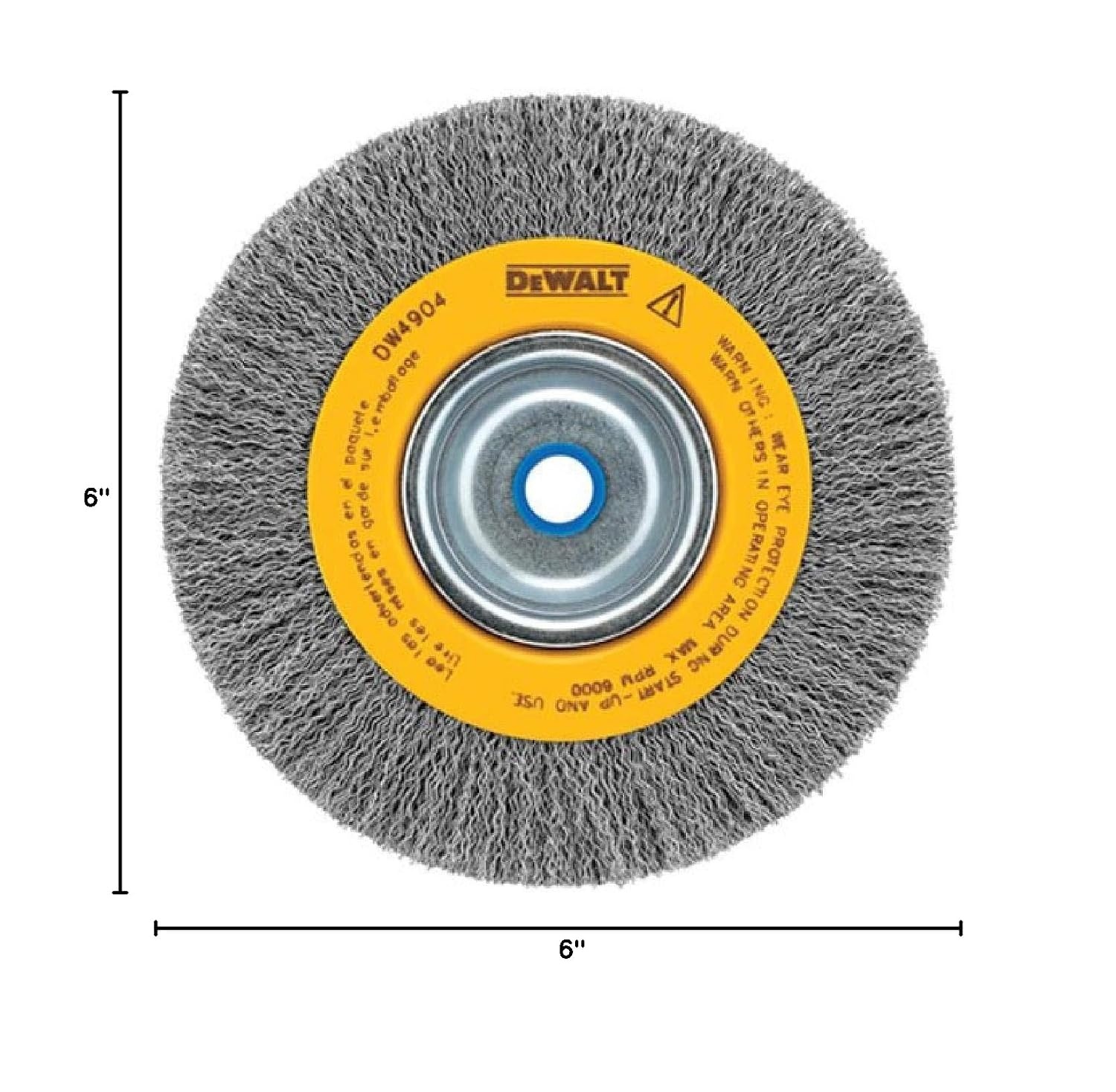image:imageDeWalt Accessories DW4904 6 Crimp Wire Whl BrushMulti
