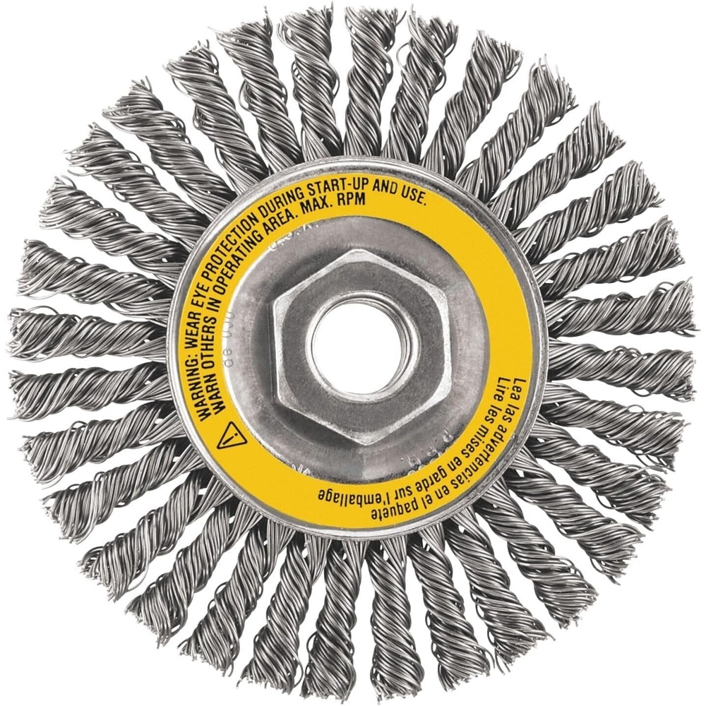 image:imageDEWALT DW49202 612Inch by 58Inch11 HP 020 Carbon Stringer Wire WheelSingle Pack of 5