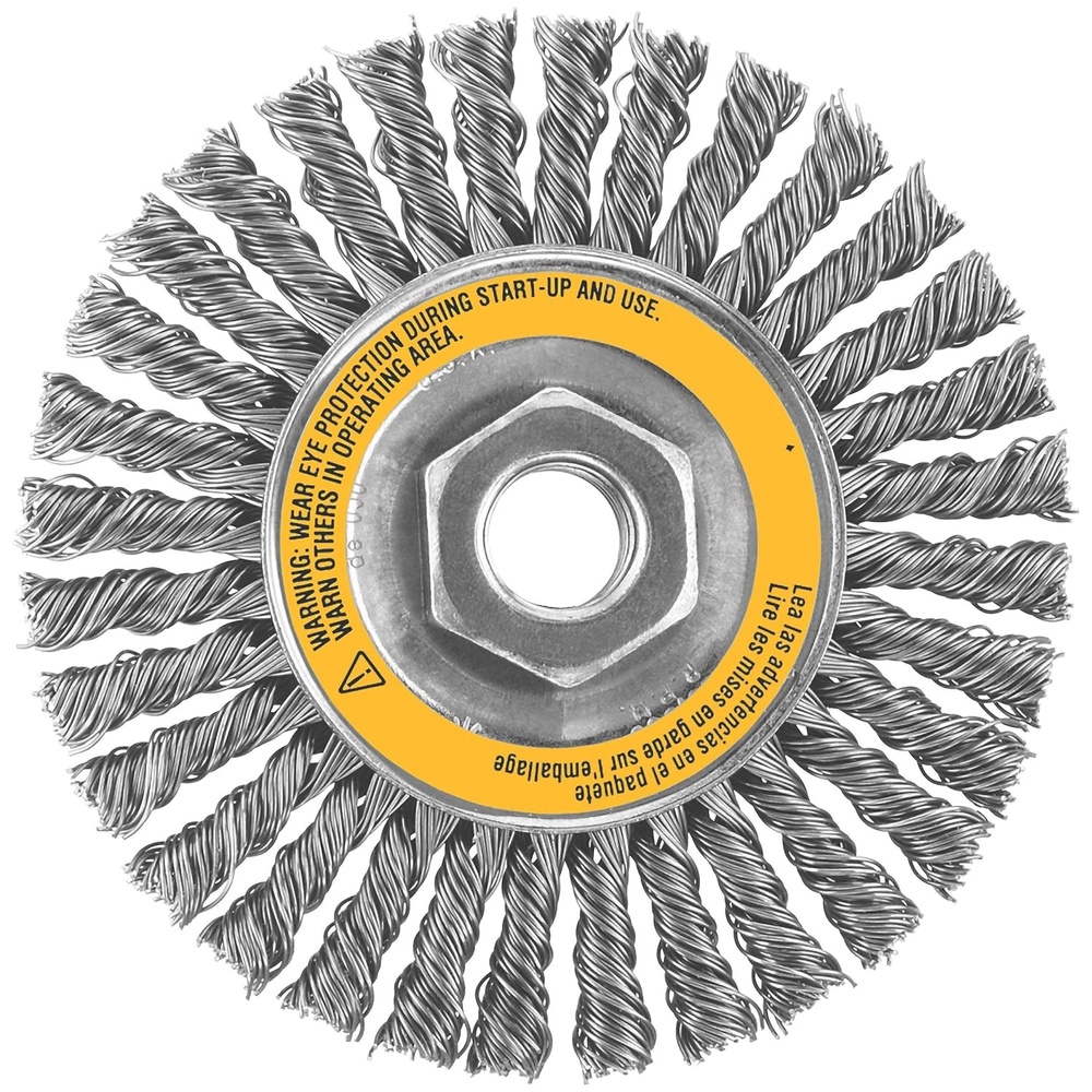 image:imageDEWALT DW4927 4Inch X 58Inch11 String Bead Wire Wheel Stainless