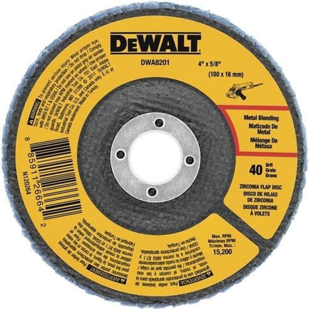 image:imageDEWALT DWA8203 80 Grit Zirconia T29 Flap Disc 4Inch X 58InchOne Size