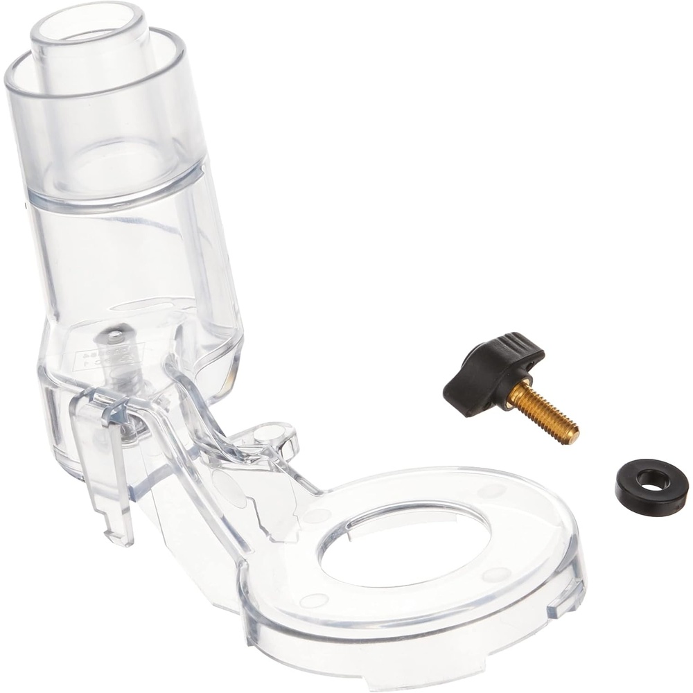 image:imageDEWALT Dust Collection Adapter for Plunge Base Routers Compact Router DNP616 Clear