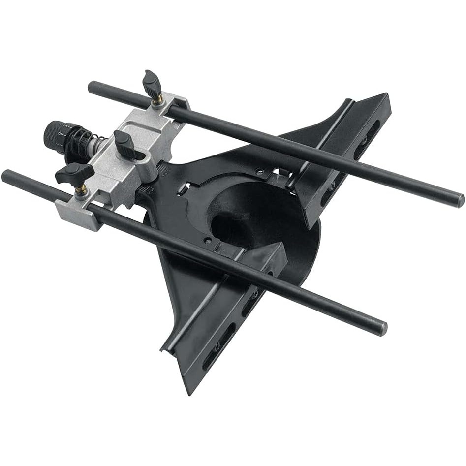 image:imageDEWALT Universal Router Edge Guide with Dust Collection Fine Adjustment Vacuum Adaptor DW6913