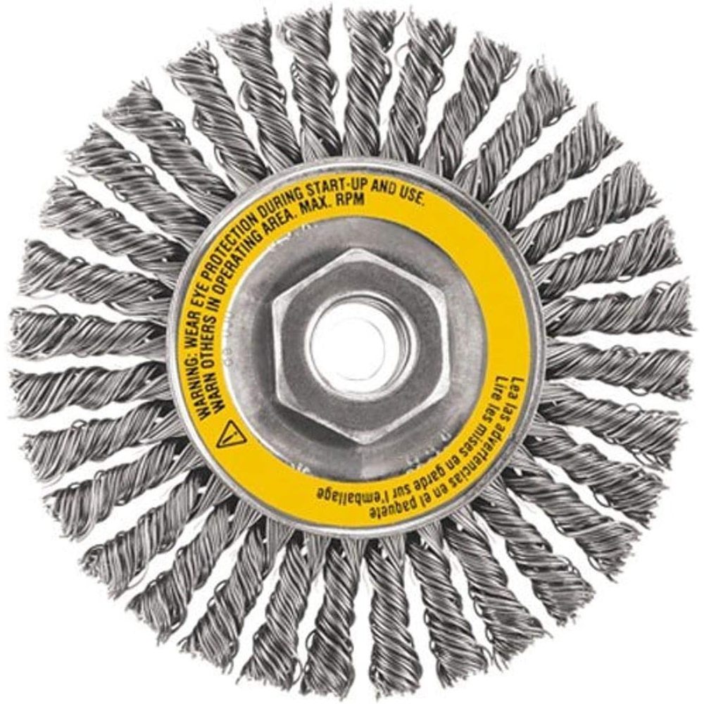 image:imageDEWALT Wire Wheel Stainless Stringer Bead 4Inch x 58Inch 11 HP 020Inch DW492044Inch Pack of 5
