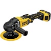 DEWALT 20V MAX* XR Cordless Polisher Kit, Rotary, Variable Speed, 7-Inch, 180 mm (DCM849P2) | Brushless Motor, 800-2200 Rpm, Includes DCB206 6.0ah Batteries, Charger, 7 in Backing Plate, 4.8 Lb