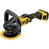 DEWALT 20V MAX* XR Cordless Polisher Kit, Rotary, Variable Speed, 7-Inch, 180 mm (DCM849P2) | Brushless Motor, 800-2200 Rpm, Includes DCB206 6.0ah Batteries, Charger, 7 in Backing Plate, 4.8 Lb