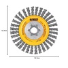 DEWALT DW49201 5-Inch by 5/8-Inch-11 HP .020 Carbon Stringer Wire Wheel(One Size)
