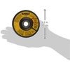 DEWALT DWA8203 80 Grit Zirconia T29 Flap Disc, 4-Inch X 5/8-Inch(1 Count (Pack of 1))