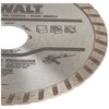 DEWALT Diamond Blade for Masonry, Dry Cutting, Continuous Rim, 7/8-Inch Arbor, 4-1/2-Inch (DW4725)(1 Count (Pack of 2))