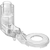 DEWALT Dust Collection Adapter for Plunge Base Routers, Compact Router (DNP616), Clear