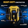 DEWALT Electric Vehicle Level 2 EV Charger up to 40 Amps 240V, App Control Bluetooth & Wi-Fi, CSA Certified Indoor/Outdoor NEMA 14-50 Plug Wall Mounted Charging Station with 25 ft. Cable