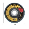 DEWALT Flap Disc, Zirconia, 4-1/2-Inch x 7/8-Inch, 80-Grit (DW8309)(7/8-Inch Hub 1 Count)