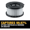 DEWALT Replacement HEPA Filter For DC515 (DC5151H), Whites(One Size)