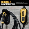 DEWALT Wall Mount Bracket for Electric Vehicle (EV) Charger, for Charging Handle and Control Box, Integrated Cable Organizer, Compatible 16 and 32 Amp Portable EV Chargers(Mount)