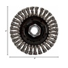 DEWALT Wire Wheel, Stainless, Stringer Bead , 4-Inch x 5/8-Inch, 11 HP, .020-Inch (DW49204)(4-Inch)