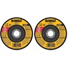 DEWALT DW4514 1/4″ Thick Grinding Wheel with 4-1/2″ Diameter and 7/8″ Arbor(1 Count (Pack of 2))