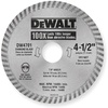 DEWALT Diamond Blade, Dry or Wet Cutting, Continuous Rim, 7/8-Inch Arbor, 4-1/2-Inch (DW4701)