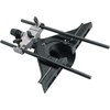 DEWALT Universal Router Edge Guide with Dust Collection, Fine Adjustment, Vacuum Adaptor (DW6913)