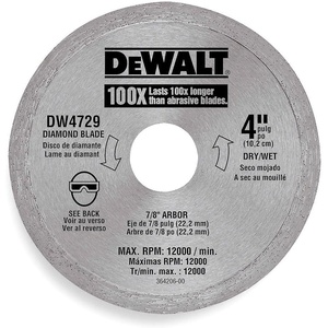 DEWALT 4-in x 0.06-in Ceramic Tile Bl, Yellow