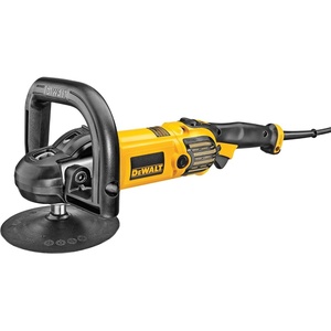 DEWALT Buffer Polisher, 7-in-9-in, 12 amp, Variable Speed Dial 0-3,500 RPM’s, Soft Start Corded Car Buffer (DWP849X)