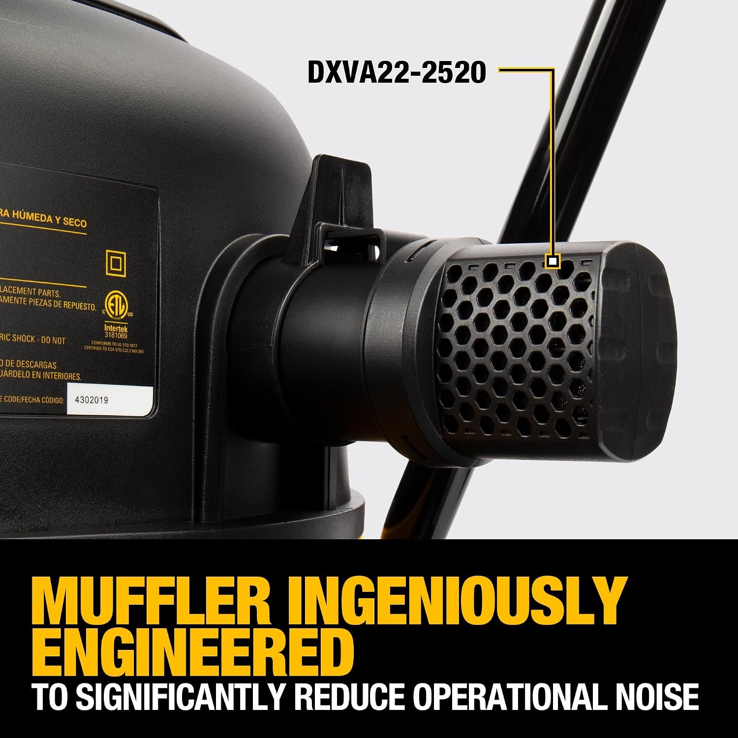 image:imageDEWALT 16 Gal 65 HP 116CFM Wet Dry Vacuum with Blower and Muffler DXV16PA WetDryBlower 3in1 Large Poly Shop Vacuum with Storage Bag and Muffler Accessories Ideal for GarageWorkshopJobsiteYellow