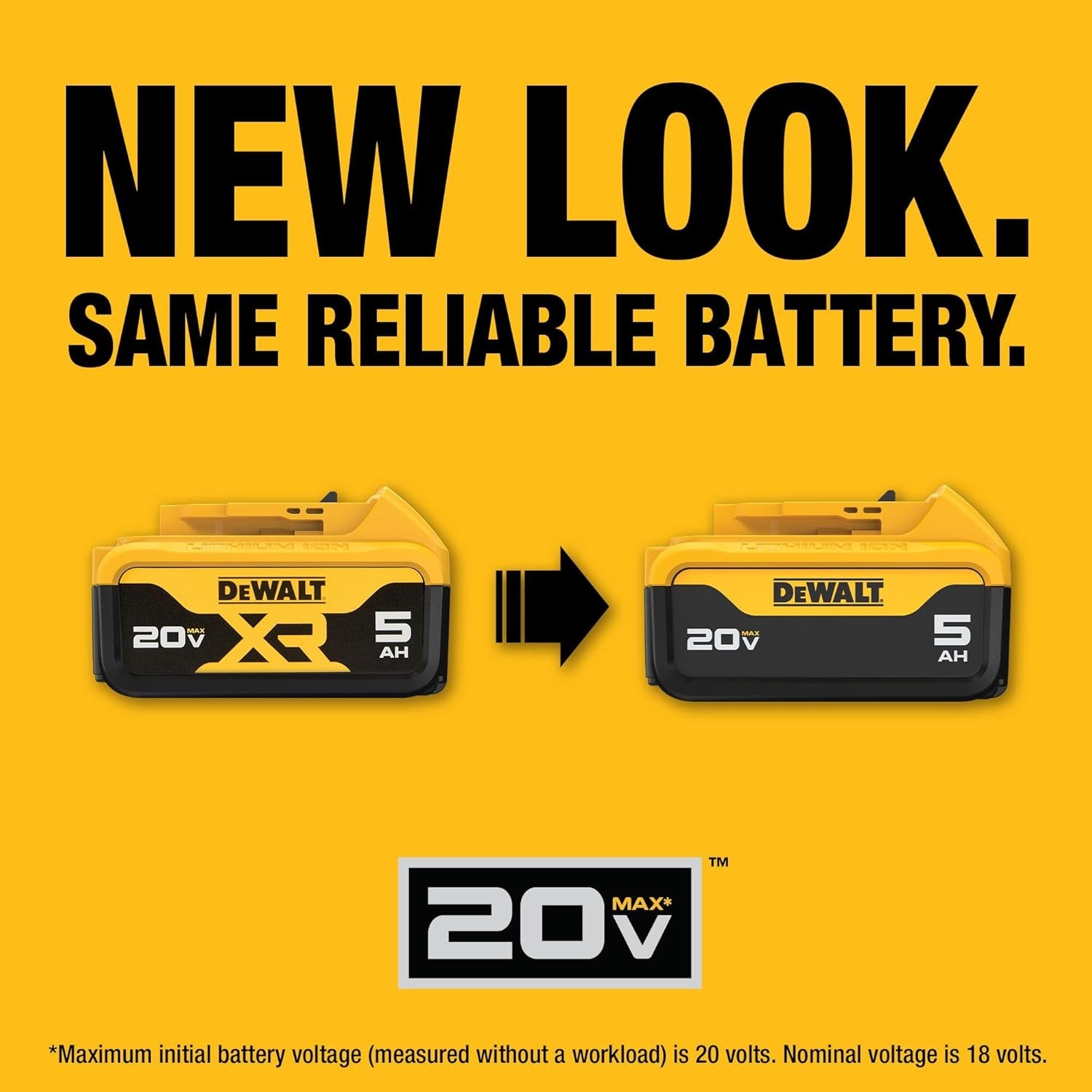 image:imageDEWALT 20V MAX 5 Ah Lithium Ion Battery with Integrated Bluetooth for Tool Connect DCB205BT2