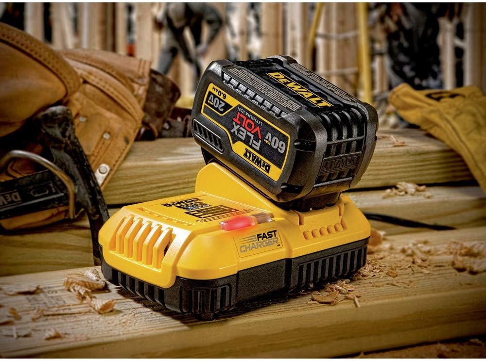 image:imageDEWALT 20V MAXFLEXVOLT LithiumIon Fan Cooled Rapid Battery Charger DCB118Classic