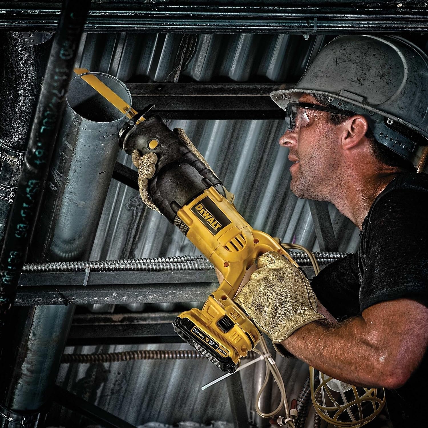 image:imageDEWALT Battery Adapter 18V to 20V For Drills Sanders and More Charger Not Included DCA1820Adapter wo 20V batteries