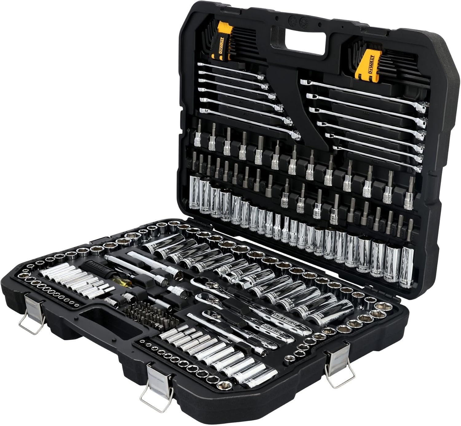image:imageDEWALT Mechanics Tool Set 14 and 38 Inch Drive SAE 172Piece DWMT81533247 pc