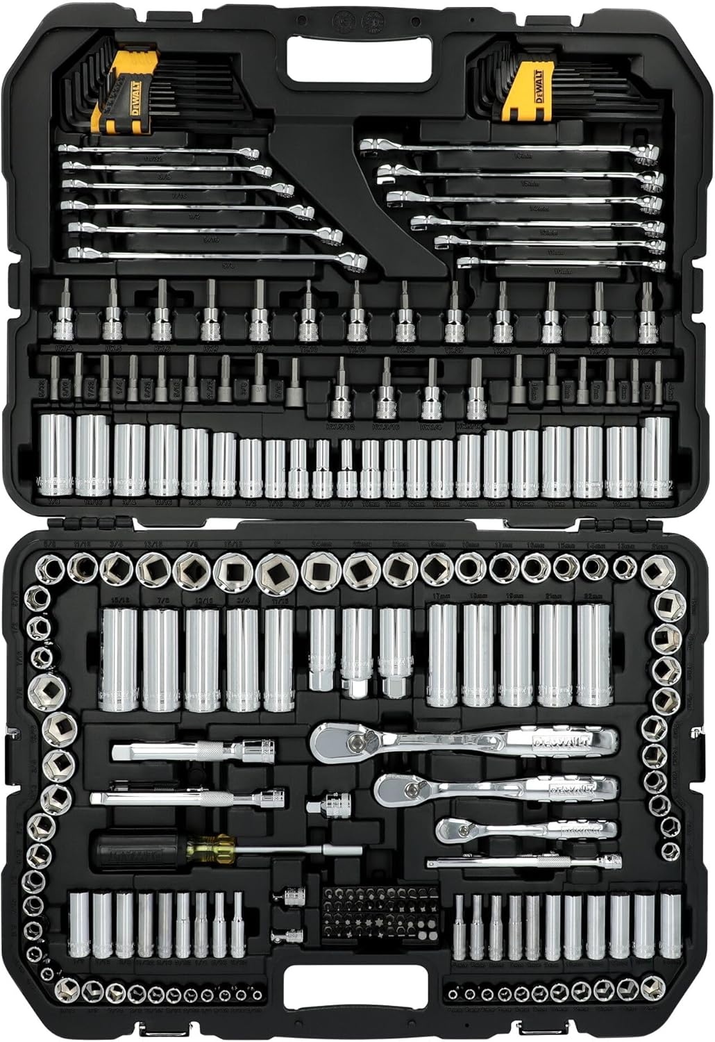 image:imageDEWALT Mechanics Tool Set 14 and 38 Inch Drive SAE 172Piece DWMT81533247 pc