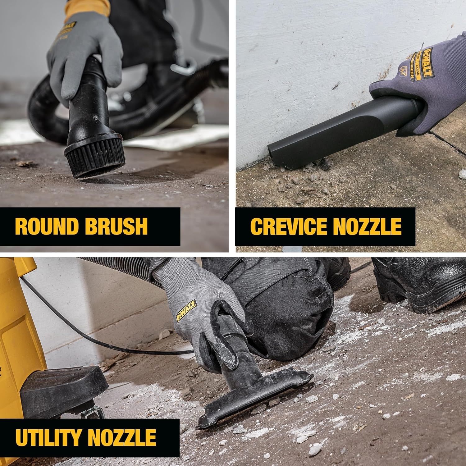 image:imageDEWALT Shop Vacuum 6 Gal 4 HP Poly WetDry Vacuum with Blower DXV06P WetDryBlower 3in1 with Portable Shop Vacuum Rubberized Casters for Easy Moving Ideal for GarageWorkshopJobsite